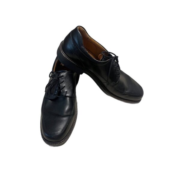 ECCO Shoes Sz 44 M Black Derby Oxfords Leather Men main image 4